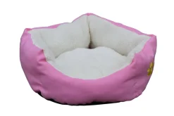 Hundebett PFÖTCHEN L pink