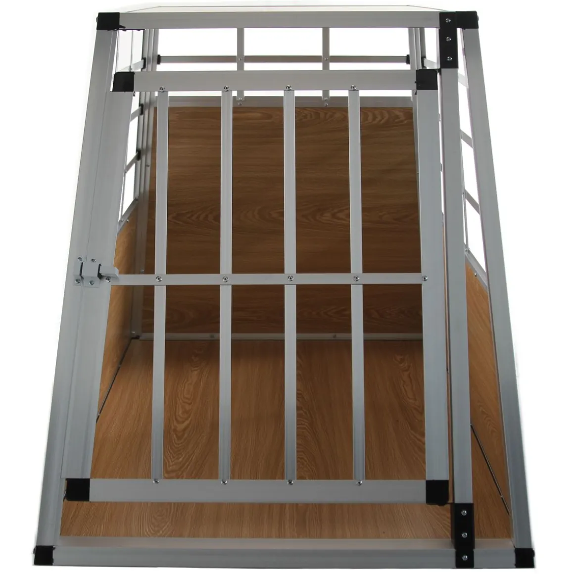 Hundebox Alu M hellbraun