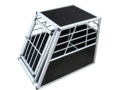 Hundebox Alu M schwarz