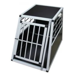 Hundebox Alu M schwarz