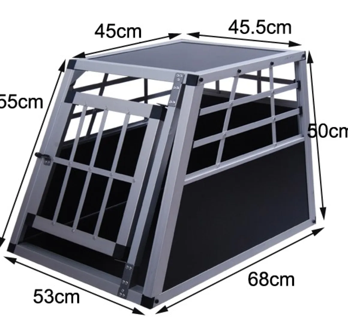 Hundebox Alu S hellbraun