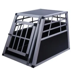 Hundebox Alu S schwarz