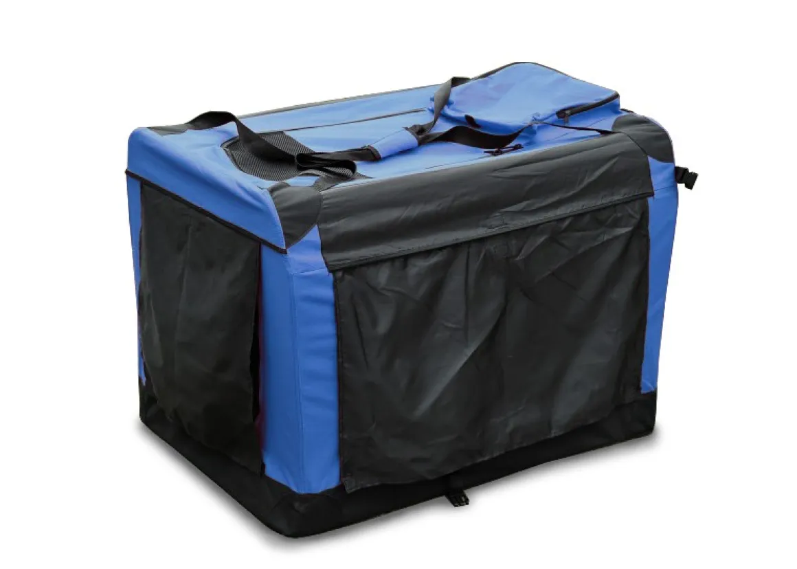 Hundebox faltbar L blau