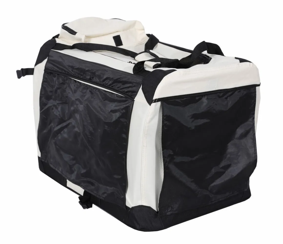 Hundebox faltbar M beige