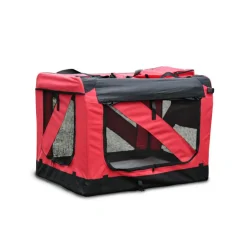 Hundebox faltbar M rot