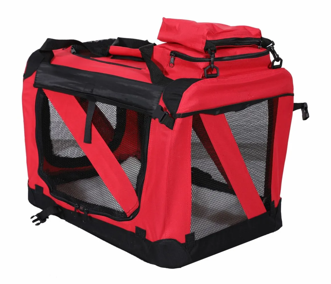 Hundebox faltbar S rot