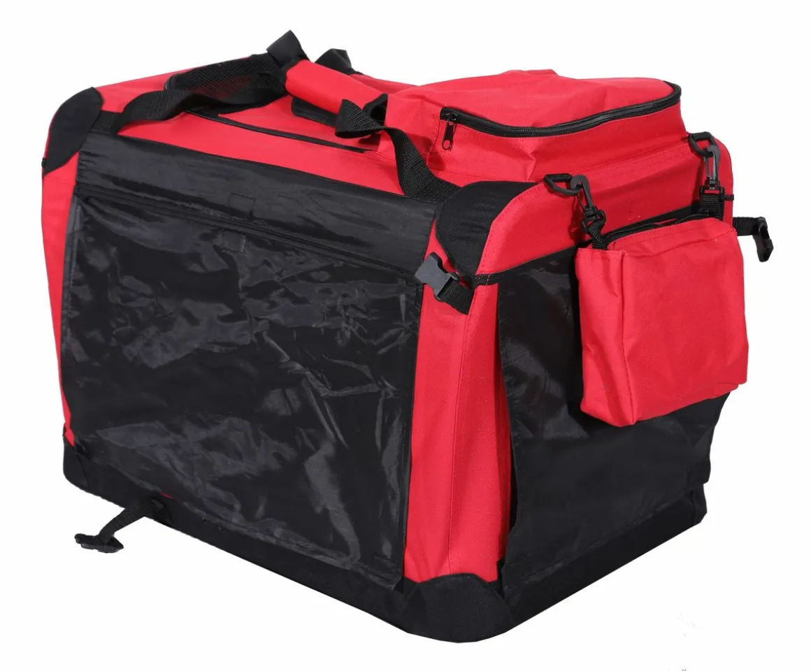 Hundebox faltbar S rot
