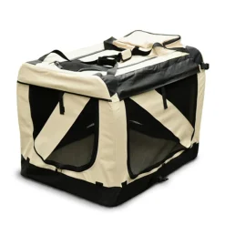 Hundebox faltbar XL beige