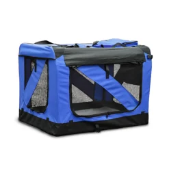 Hundebox faltbar XL blau