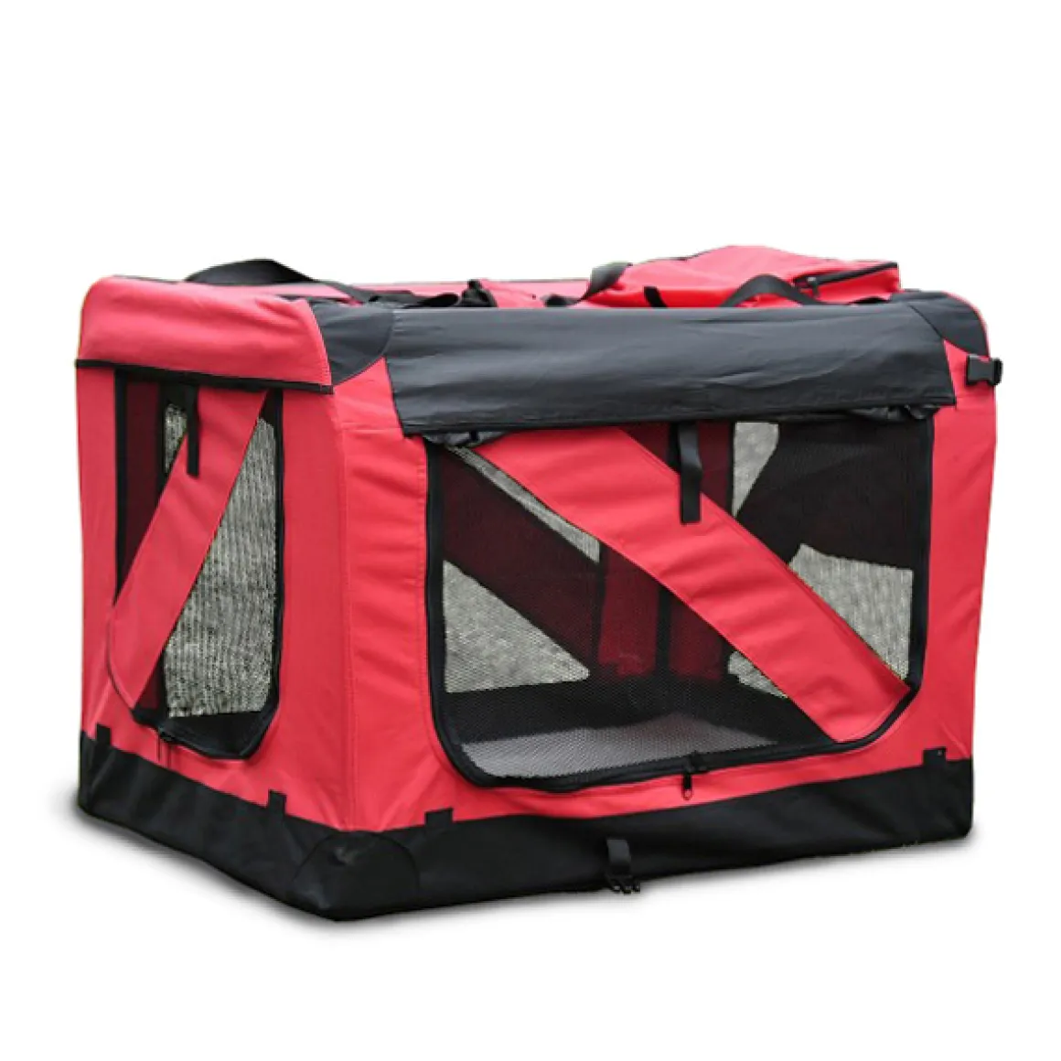 Hundebox faltbar XXL rot