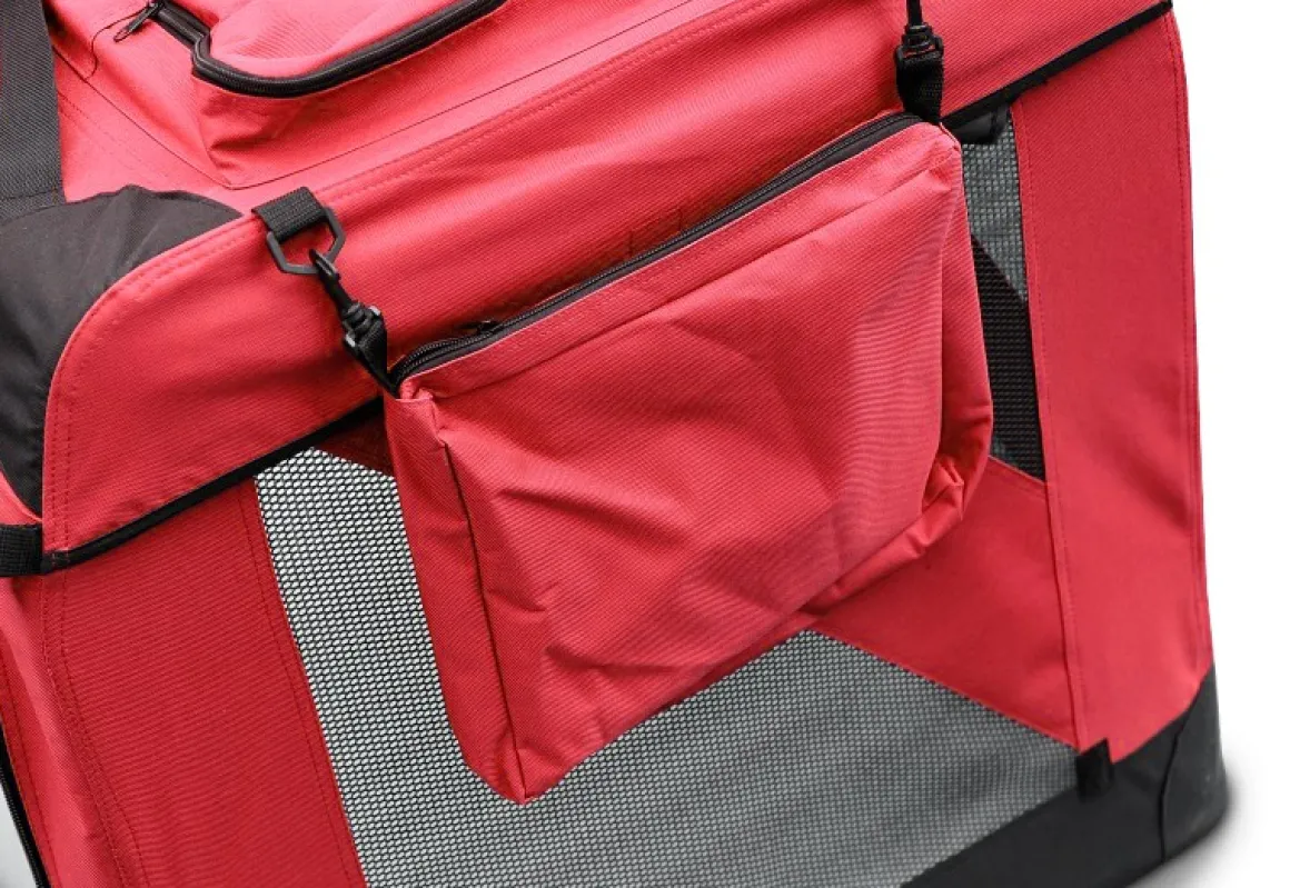 Hundebox faltbar XXL rot