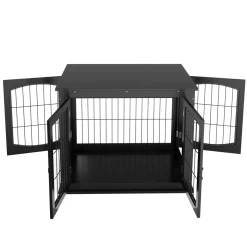 Hundebox 81 x 58 x 66 cm schwarz
