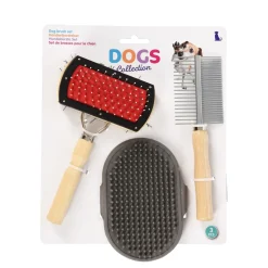 Hundebürste Set 3-teilig