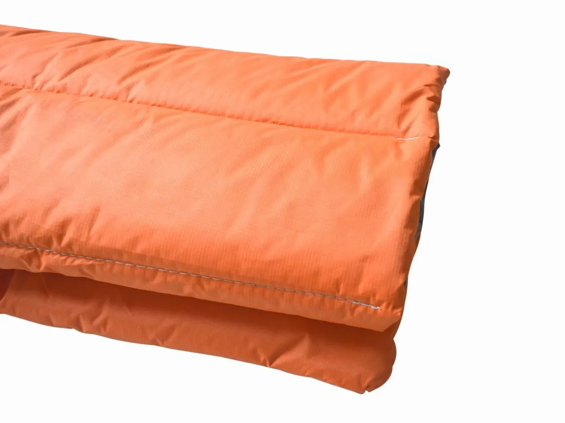 Hunde Campingmatte wasserdicht 110 x 68 cm orange/anthrazit