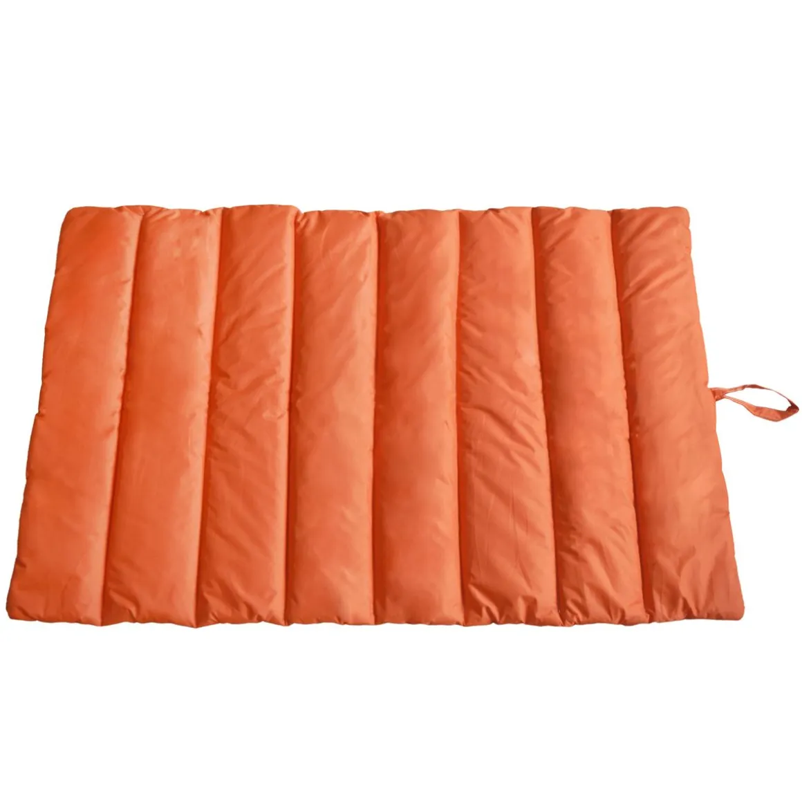 Hunde Campingmatte wasserdicht 110 x 68 cm orange/anthrazit