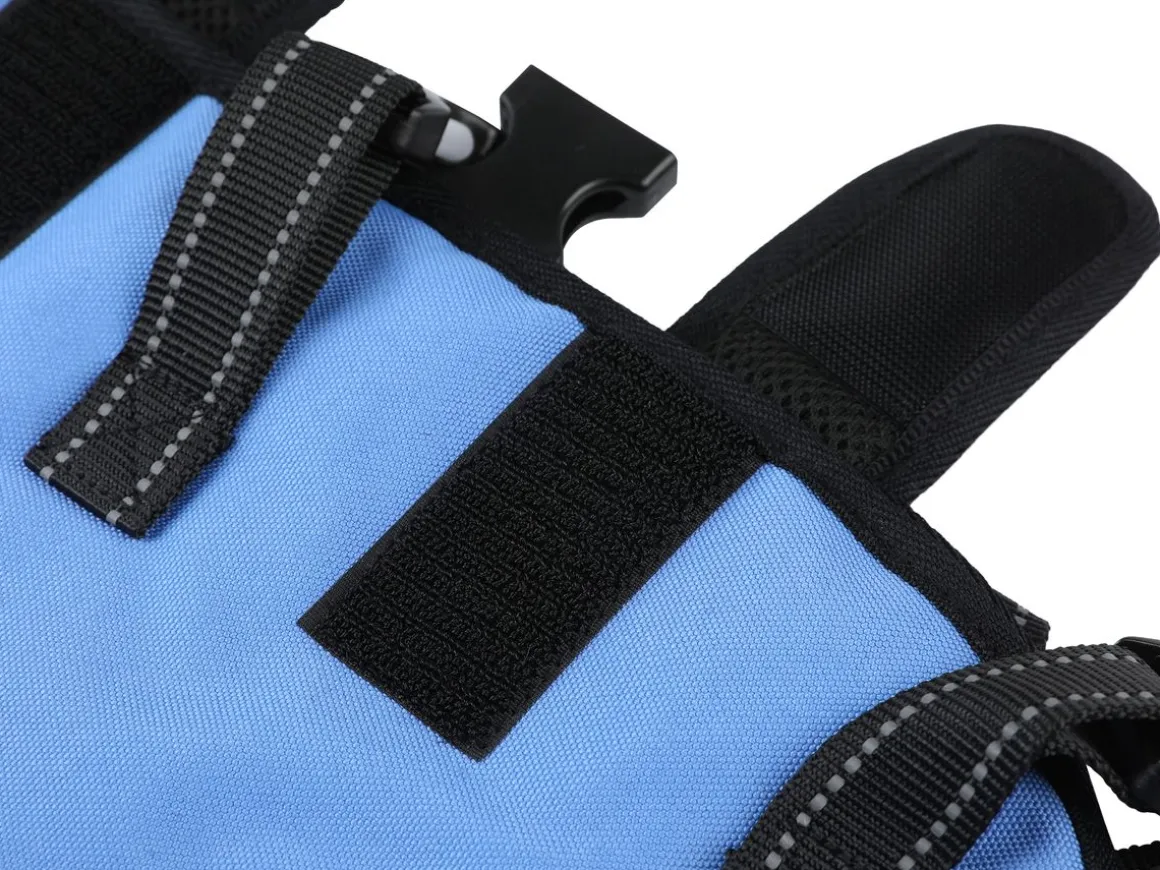 Hundegeschirr Hebehilfe Grösse M blau/schwarz