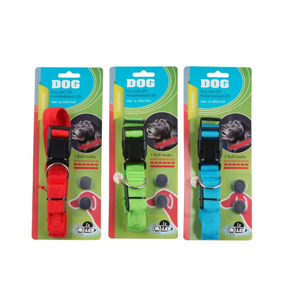 Hundehalsband LED 60 cm