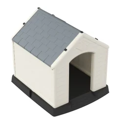 Hundehütte GOODBOY 87 x 78 cm beige/grau