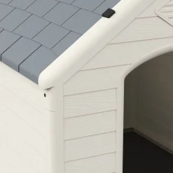 Hundehütte GOODBOY 87 x 78 cm beige/grau