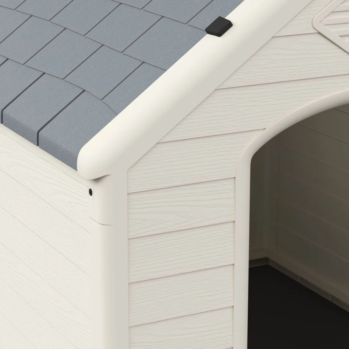 Hundehütte GOODBOY 87 x 78 cm beige/grau
