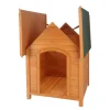 Hundehütte Holz 75 x 83 cm