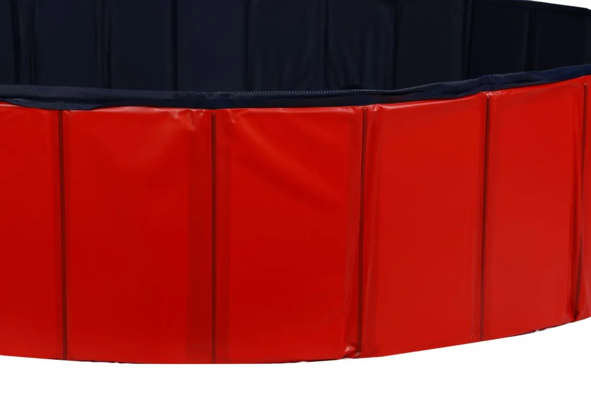 Hundepool 160 x 30 cm rot