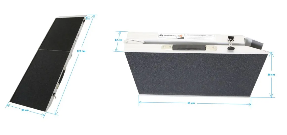 Hunderampe 122 x 38 cm