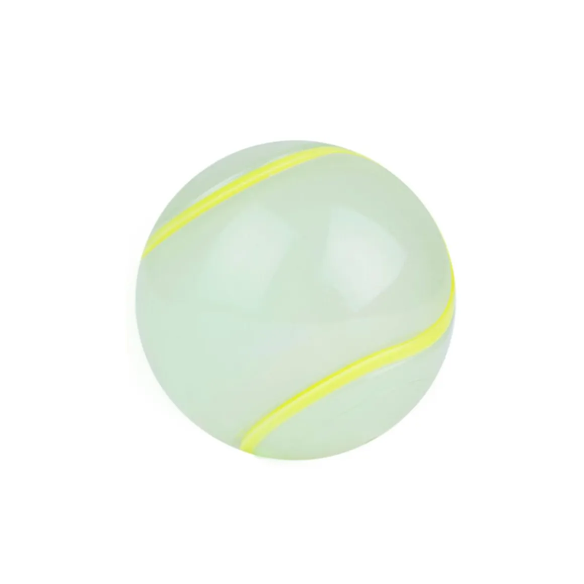 Hundespielzeug Ball leuchtend 6 cm grün/gelb