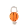 Hundespielzeug Ball mit Seil