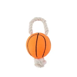 Hundespielzeug Ball mit Seil