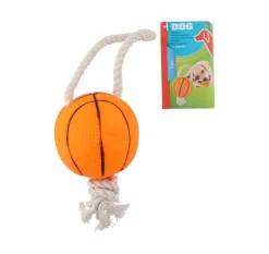 Hundespielzeug Ball mit Seil