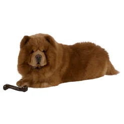 Hundespielzeug Knochen 14 cm braun