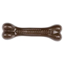 Hundespielzeug Knochen 14 cm braun