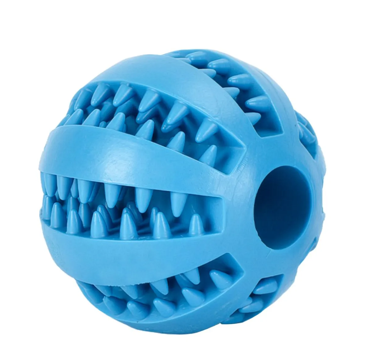 Hundespielzeug Schnüffelball 7 cm türkis
