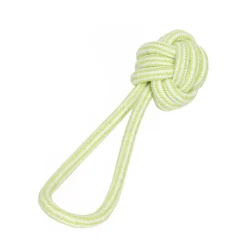 Hundespielzeug Tau Knoten mit Schlaufe 21 cm