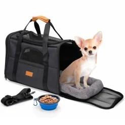 Hundetasche Textil Set 4-teilig