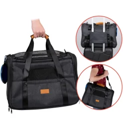 Hundetasche Textil Set 4-teilig