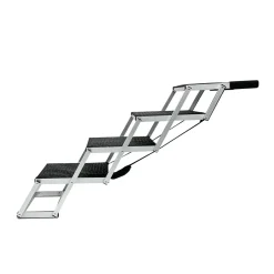 Hundetreppe faltbar mit 4 Stufen 77 x 44 x 64 cm
