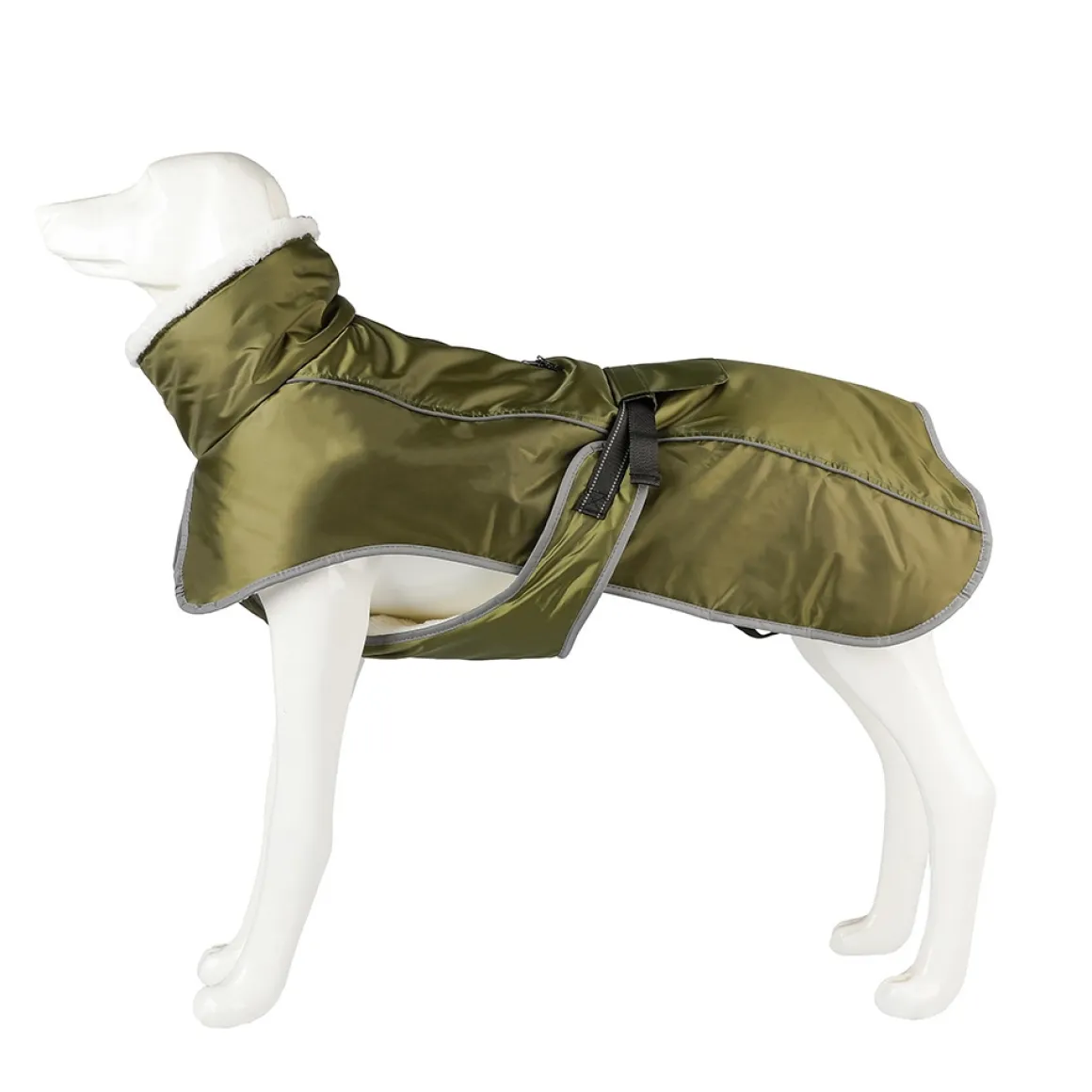 Hunde Wintermantel wasserdicht Grösse XXL khaki