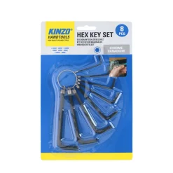 Inbusschlüssel Set 8-teilig schwarz