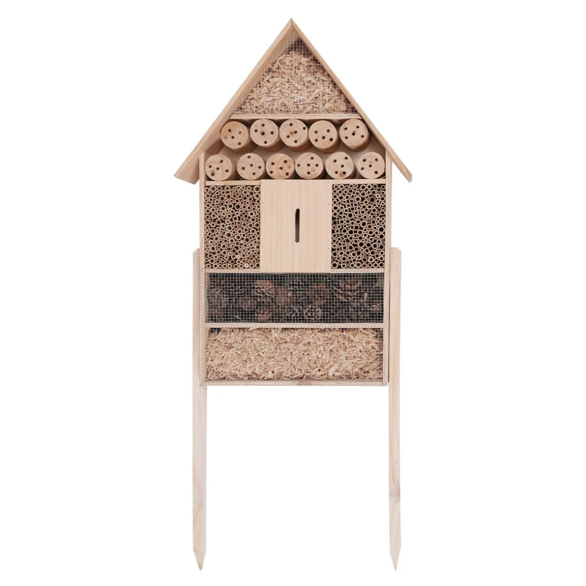 Insektenhotel auf Stelzen 119 cm