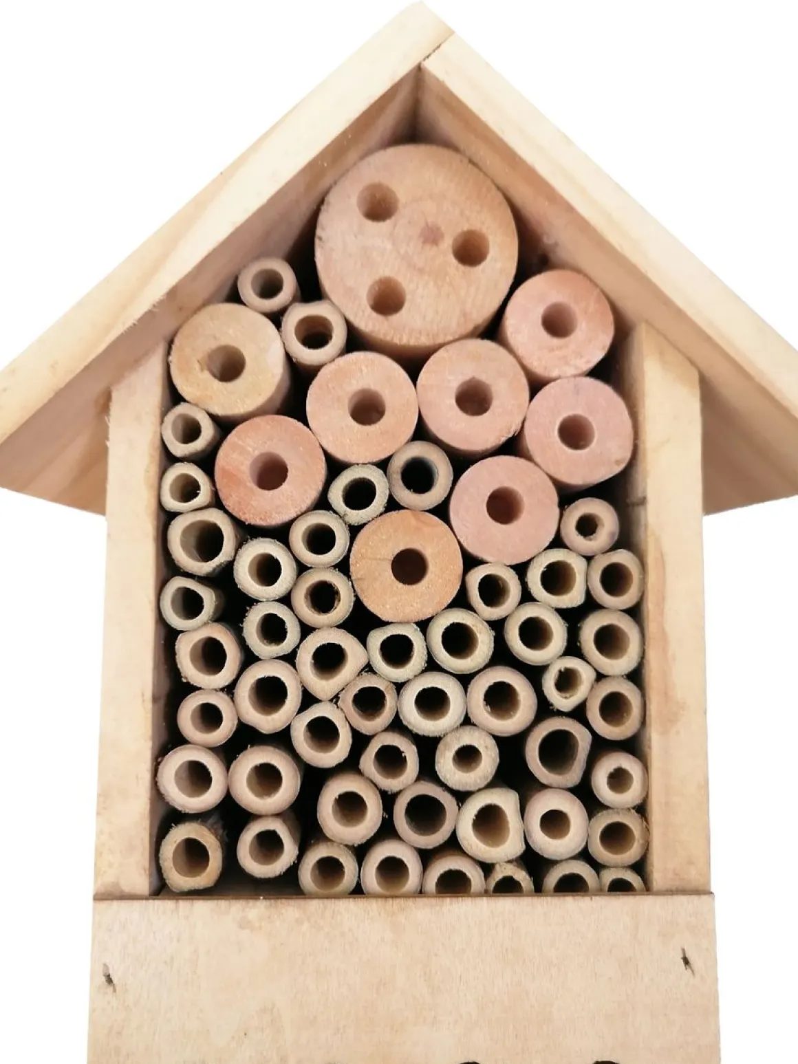 Insektenhotel mit Erdspiess
