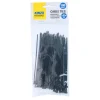 Kabelbinder Set 12 cm schwarz 100 Stk.