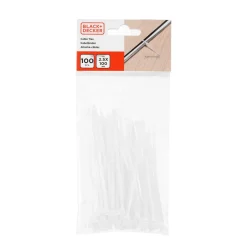 Kabelbinder Set 10 cm weiss 100 Stk.