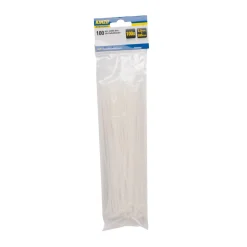 Kabelbinder Set 20 cm weiss 100 Stk.