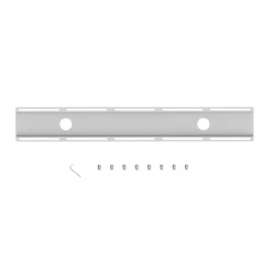 Kabelkanal für Pult 109 x 20 cm grau | GONSER.CH