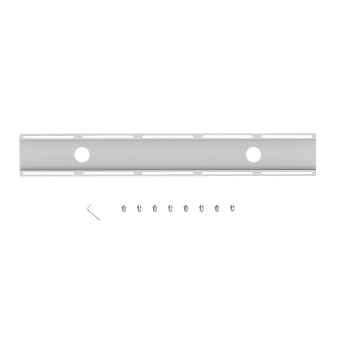 Kabelkanal für Pult 109 x 20 cm grau | GONSER.CH