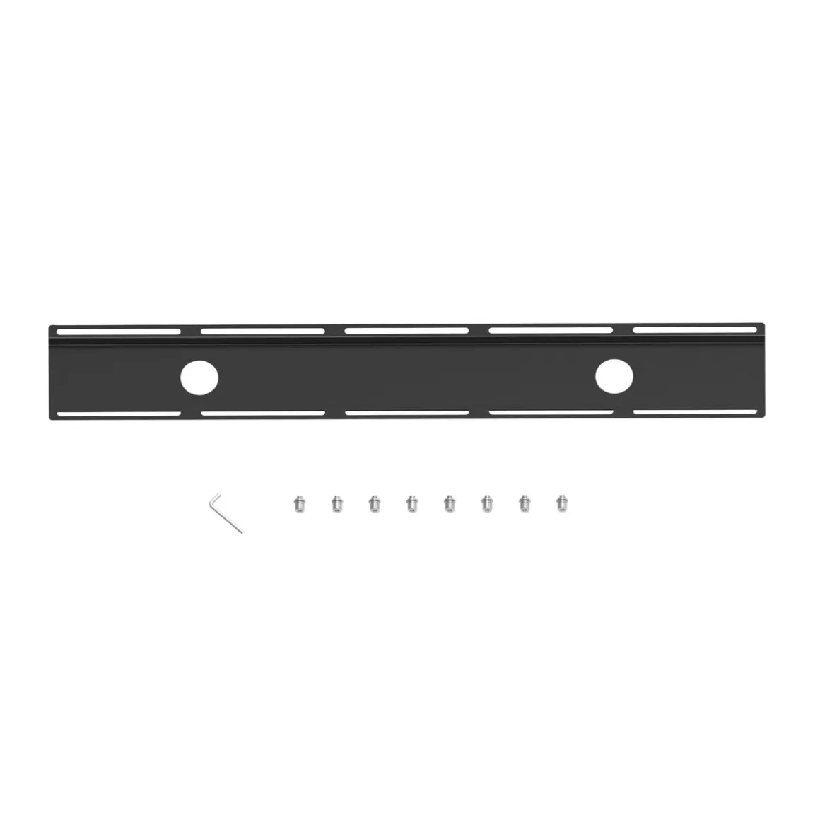 Kabelkanal für Pult 109 x 20 cm schwarz