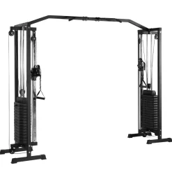 Kabelzugstation 298 x 216 cm schwarz 2 x 81 kg