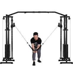 Kabelzugstation 298 x 216 cm schwarz 2 x 81 kg